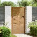 vidaXL Záhradná brána 100x175 cm, corten oceľ, štvorcový dizajn