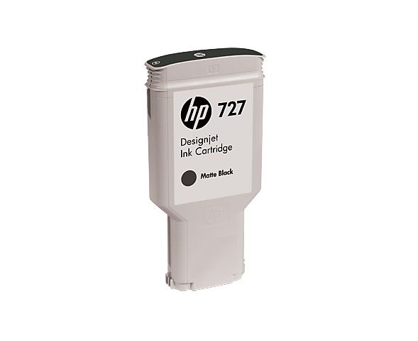 HP no 727 - čierna veľká matná ink.kazeta, C1Q12A