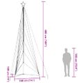 vidaXL LED vianočný stromček 861 LED modré 478 cm