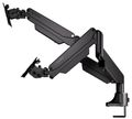 Endorfy držák monitorů Atlas GS Pro Double / 2 monitory max. 16 kg a 34"/42" / pivot / VESA / plynová pružina / Držák, VESA, stolní, pro dva monitory, úhloprícka až 34"/42, nosnost 2× 16kg, náklon -35° až +25°, otácení ±90°, pivot ±180°, rot