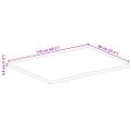 vidaXL Stolová doska živá hrana 110x80x3,8 cm masívne mango
