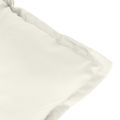 vidaXL Vankúše na záhr. lavičku 2 ks krémová melanž 100x50x7 cm látka