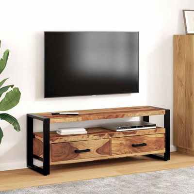 vidaXL TV skrinka zo akáciaového dreva 120x35x45 cm