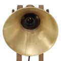 vidaXL Stolová lampa 25 W starožitná mosadzná 23x13x52 cm E27