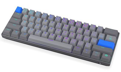 Endorfy mechanická klávesnice Thock V2 Compact / bezdrátová / ARGB /  yellow sw. / USB / kompaktní / CZ/SK layout Klávesnice, herní, bezdrátová, mechanická, Endorfy Yellow, CZ/SK layout, 60% velikost, ARGB, hliníková konstrukce, Bluetooth, 2,4