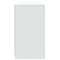 vidaXL Komoda s LED svetlami biela 181,5x37x67 cm