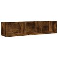 vidaXL Nástenné skrinky 2 ks dymový dub 75x18x16,5 cm kompozitné drevo