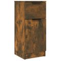 vidaXL Komody 2 ks dymový dub 30x30x70 cm spracované drevo