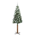 vidaXL Úzky vianočný stromček Zelená 150 cm