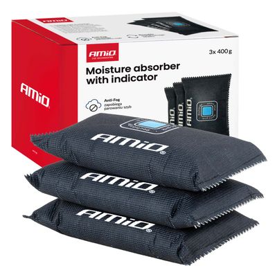 Pohlcovač vlhkosti s indikátorom 3x400g AMIO-04878