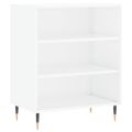vidaXL Komoda lesklá biela 57x35x70 cm kompozitné drevo