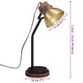 vidaXL Stolová lampa 25 W starožitná mosadzná 18x18x60 cm E27