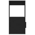 vidaXL Komoda čierna 80x30x60 cm spracované drevo