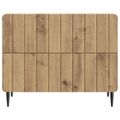 vidaXL Nočný stolík Dub artisan 62 x 34,5 x 49,5 cm Kompozitné drevo