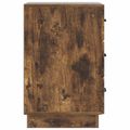 vidaXL Nočný stolík Dymový dub 43 x 41 x 63,5 cm Kompozitné drevo