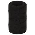 vidaXL Pracovné lano čierne 2 mm 250 m polyester