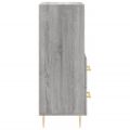 vidaXL Komoda sivý dub sonoma 34,5x34x90 cm spracované drevo