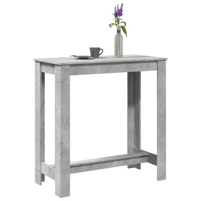 vidaXL Barový stôl betónovosivý 102x50x103,5 cm kompozitné drevo