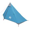 vidaXL Stan na batohovanie 222 x 85 x 125 cm Modrá