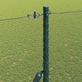 vidaXL Hexagonálny plotový základ 50 x 1,6 m PVC potiahnutá oceľ