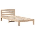 vidaXL Posteľ bez matraca 75x190 cm masívna borovica