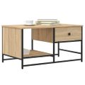 vidaXL Konferenčný stolík dub sonoma 85,5x51x45 cm kompozitné drevo