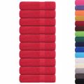 vidaXL Utierky na ruky FROGN 10 ks červené 50x100 cm 360 g/m²