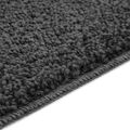 vidaXL Protišmyková kúpeľňová podložka Tmavo šedá 70 x 120 cm PP