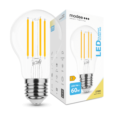 Modee LED žiarovka Filament Globe A60 7W E27 806 lm teplá biela (ML-A60F2700K7WE27)