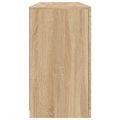 vidaXL Komoda s LED svetlami dub sonoma 142,5x37x67 cm