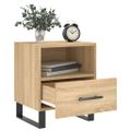 vidaXL Nočný stolík dub sonoma 40x35x47,5 cm kompozitné drevo