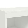 vidaXL Vysoká skrinka biela 68x39x111,5 oceľ