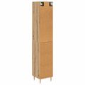 vidaXL Highboard 2 ks Remeselný dub 34,5 x 34 x 180 cm