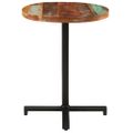 vidaXL Bistro stôl okrúhly Ø60x75 cm recyklovaný masív