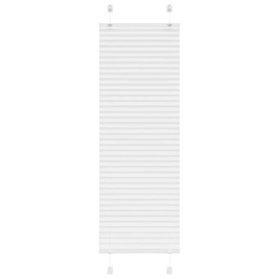 vidaXL plisovaná roleta biela 50x150 cm šírka látky 49,4 cm