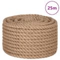vidaXL Jutové lano 25 m dlhé 20 mm hrubé