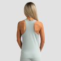 Dámske tielko Limitless Eucalypt - GymBeam, veľkosť S, veľkosť oblečenia S, 48% cotton, 47% viscose, 5% elastane