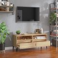 vidaXL TV skrinka dub sonoma 100x34,5x44,5 cm spracované drevo