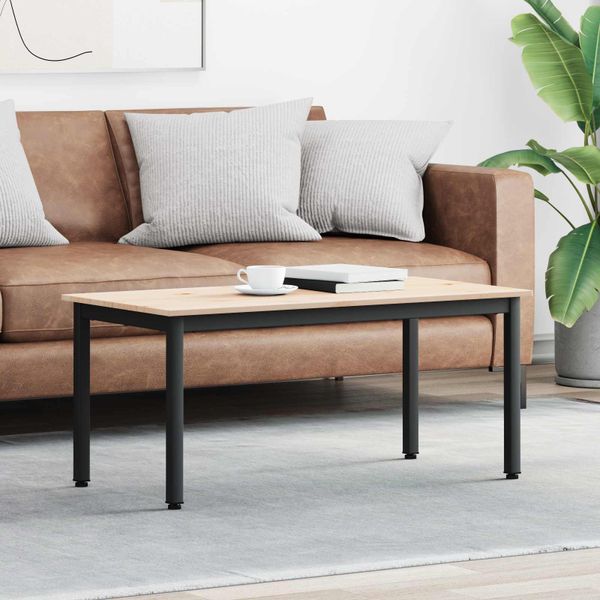 vidaXL Konferenčný stolík Prírodná 100 x 50 x 45 cm
