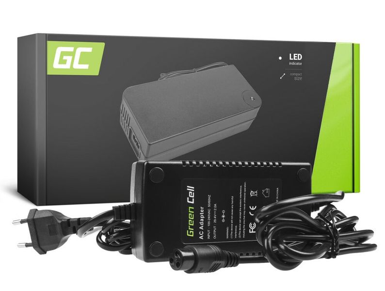Green Cell ACEBIKE05 nabíjačka pre elektrobicykle 29,4V 2A (3 pin)