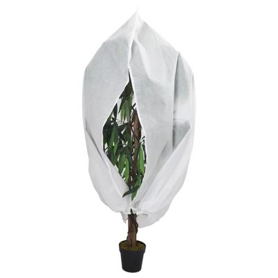 vidaXL Ochranný flísový kryt na rastliny so zipsom 70 g/m² 3,14x2,5 m