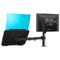 vidaXL Dvojitý stolný držiak na monitor a notebook 13"-23"