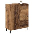 vidaXL Servírovacia skriňa so zásuvkou Staré drevo 69,5 x 34 x 90 cm