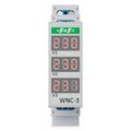 Voltmetr trojfázový F&F WNC-3 na DIN lištu