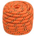 vidaXL Lodné lano oranžové 20 mm 100 m polypropylén