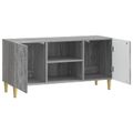 vidaXL TV skrinka 102 x 34,5 x 50 cm Sivý Sonoma Kompozitné drevo