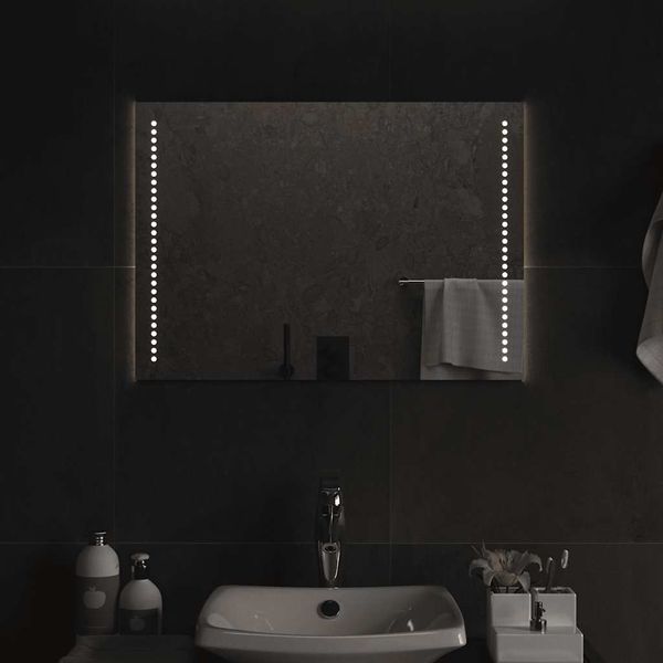vidaXL LED kúpeľňové zrkadlo 70x50 cm
