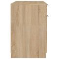 vidaXL Stôl dub somoma 100x50x75 cm spracované drevo