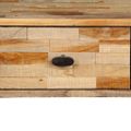 vidaXL Prístavný stolík z recyklovaného teakového dreva, 120x30x76 cm