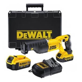 Dewalt Akumulátorová pila ocasková DeWALT DCS380M2, 18V XR, 2x akumulátor Li-Ion / 4,0 Ah